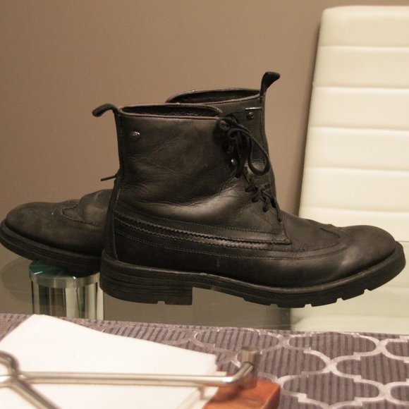 Base London charcoal leather boots "Valiant" eu42 - Picture 3 of 6